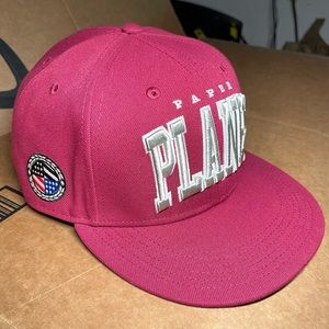 PAPER PLANES “VOLUME 2” FITTED HAT (CARMINE/LIGHT BLUE) - Size 8